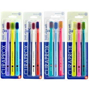 CURAPROX ULTRASOFT CS5460 TRIPLE PACK - zestaw trzech, bardzo miękkich szczoteczek do zębów