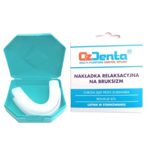 OZDENTA - nakładka relaksacyjna na bruksizm 2 sztuki + pudełko ochronne