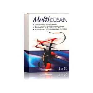 MULTICLEAN ROKO 5x5g - proszek do czyszczenia protez zębowych 
