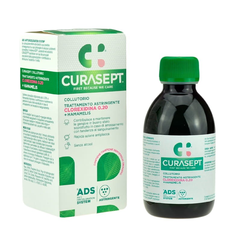 CURASEPT ADS 220 OCZAR WIRGINIJSKI - płyn do płukania z chlorheksydyną