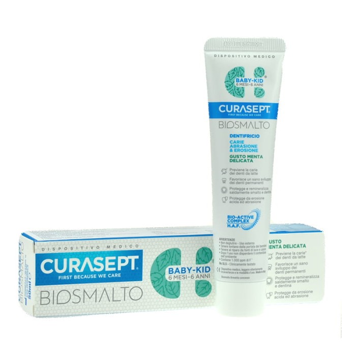 CURASEPT BIOSMALTO BABY-KID - pasta miętowa 50ml