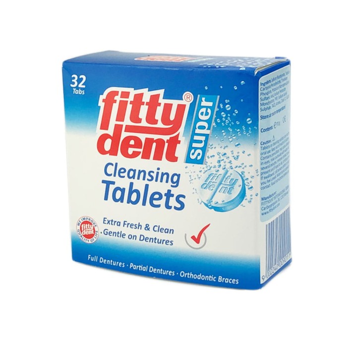 FITTYDENT - tabletki do czyszczenia protez 32 szt.