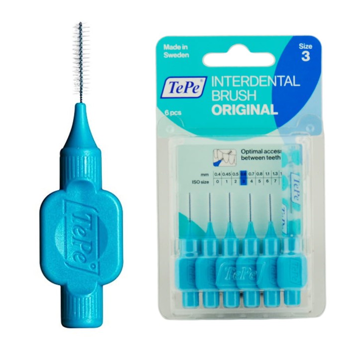 TePe szczoteczki międzyzębowe - niebieskie 0,6mm 6 szt.