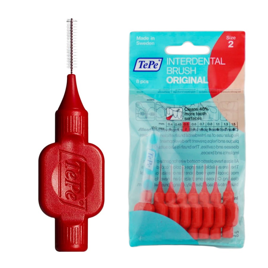 TePe szczoteczki międzyzębowe - czerwone 0,5mm