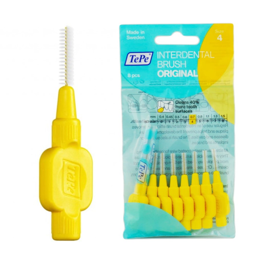 TePe szczoteczki międzyzębowe - żółte