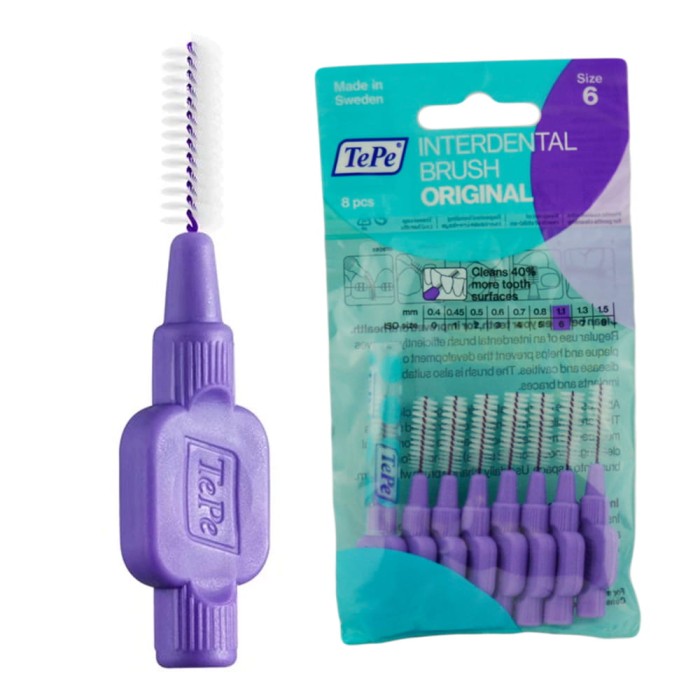 TePe szczoteczki międzyzębowe - fioletowe 1,1mm 8 szt.