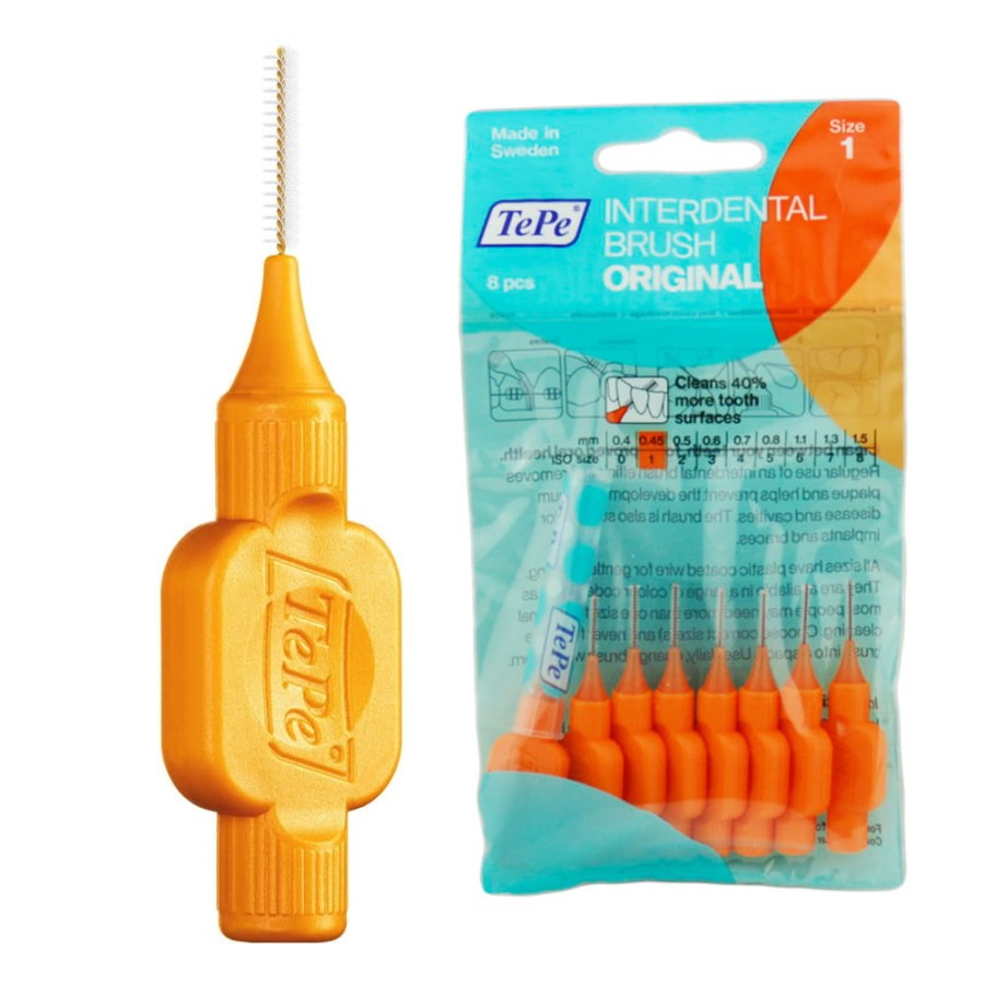 TePe Angle szczoteczki międzyzębowe - pomarańczowe