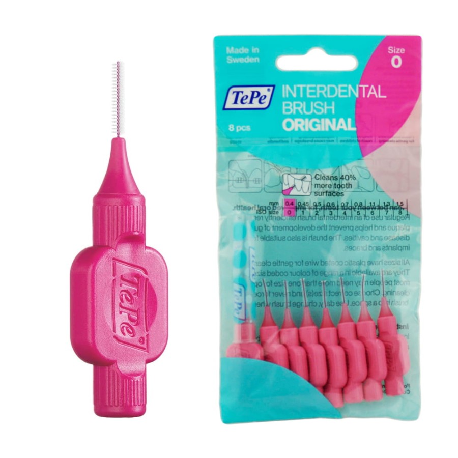 TePe Angle szczoteczki międzyzębowe - różowe
