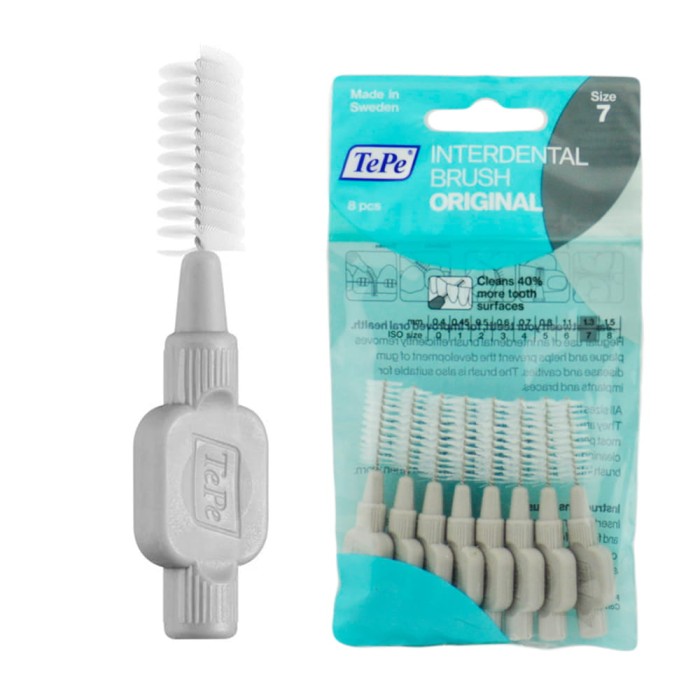 TePe szczoteczki międzyzębowe - szare 1,3mm 8 szt.