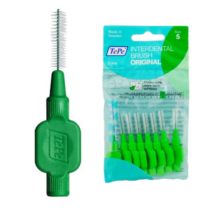 TePe szczoteczki międzyzębowe - zielone 0,8mm 8 szt.