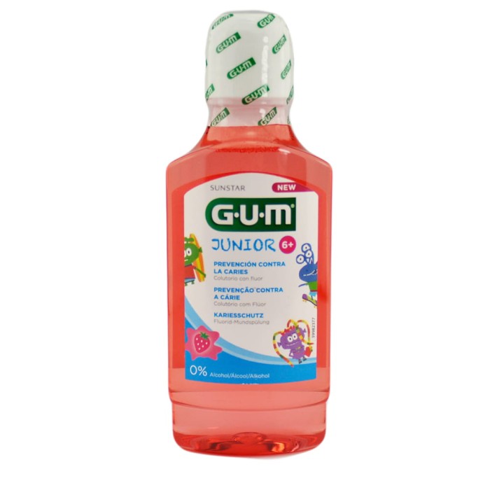 GUM JUNIOR - płyn do płukania ust dla dzieci 300ml
