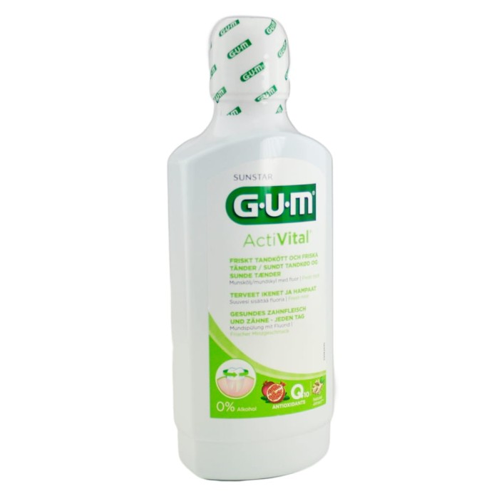 GUM ACTIVITAL - płyn do płukania ust z koenzymem Q10 500ml