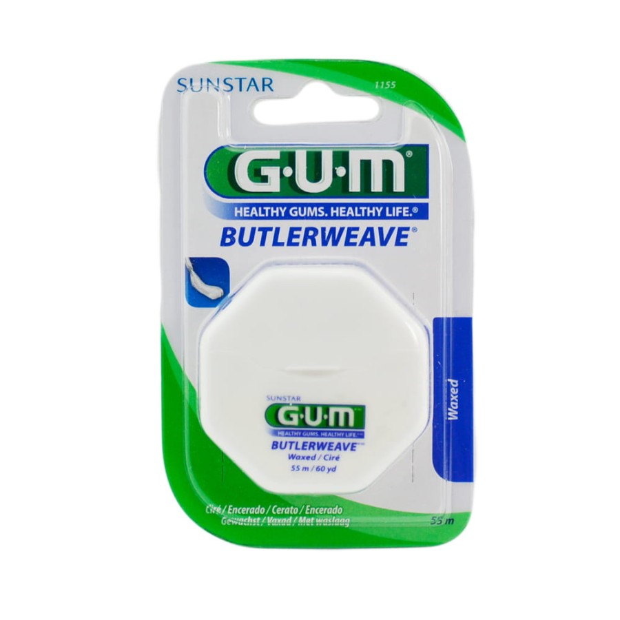 GUM BUTLERWEAVE FLOSS - nić do zębów, woskowana