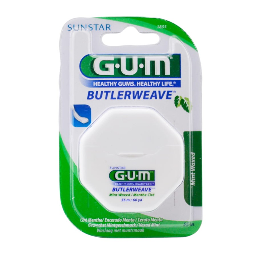 GUM BUTLERWEAVE FLOSS - nić do zębów, woskowana