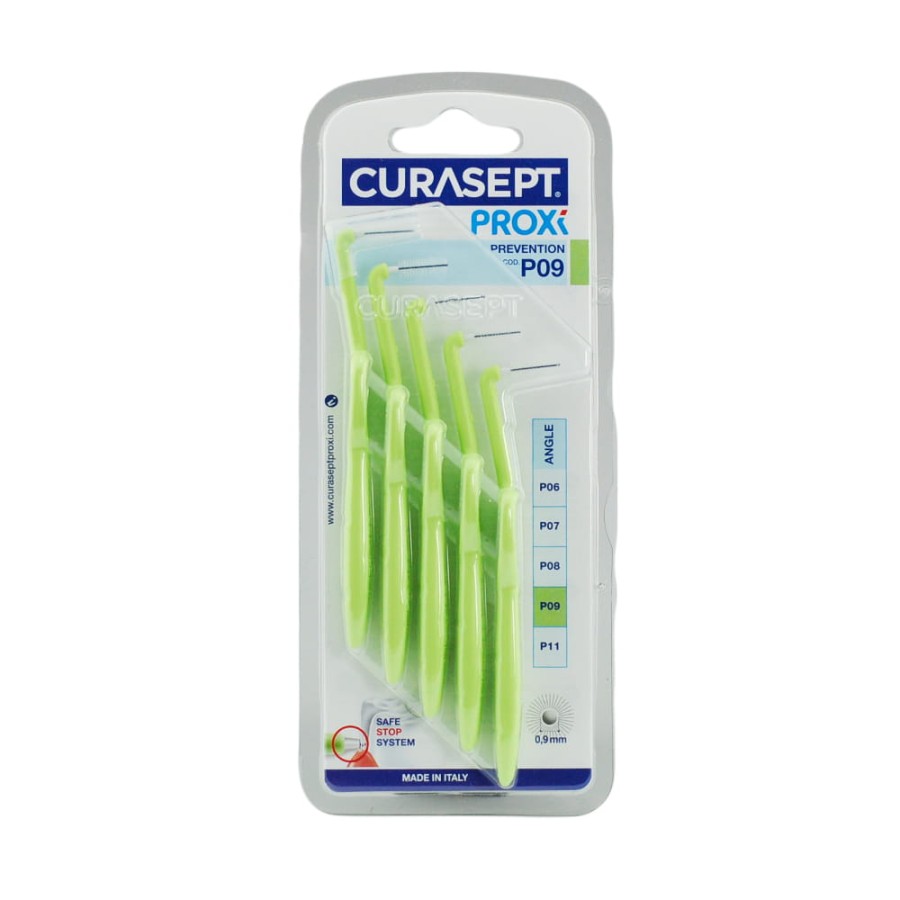 CURASEPT PROXI ANGLE ZIELONE P09 - szczoteczki międzyzębowe 5 szt.