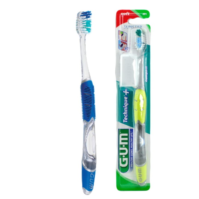 GUM TECHNIQUE PLUS COMPACT 491 -  szczoteczka do zębów