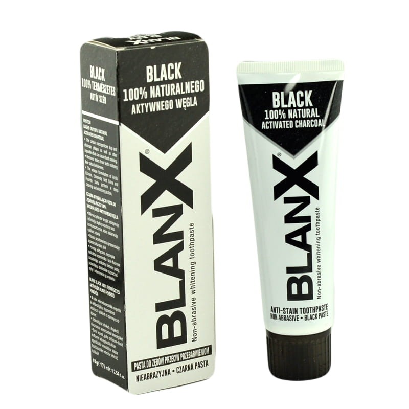 BLANX BLACK - pasta z węglem aktywnym do wybielania zębów