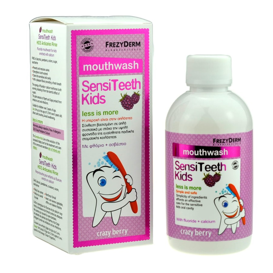 FREZYDERM SENSITEETH KIDS - płyn do płukania jamy ustnej dla dzieci