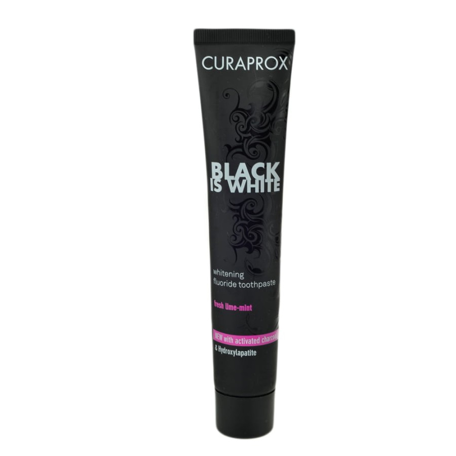 CURAPROX BLACK IS WHITE - wybielająca pasta z węglem aktywnym