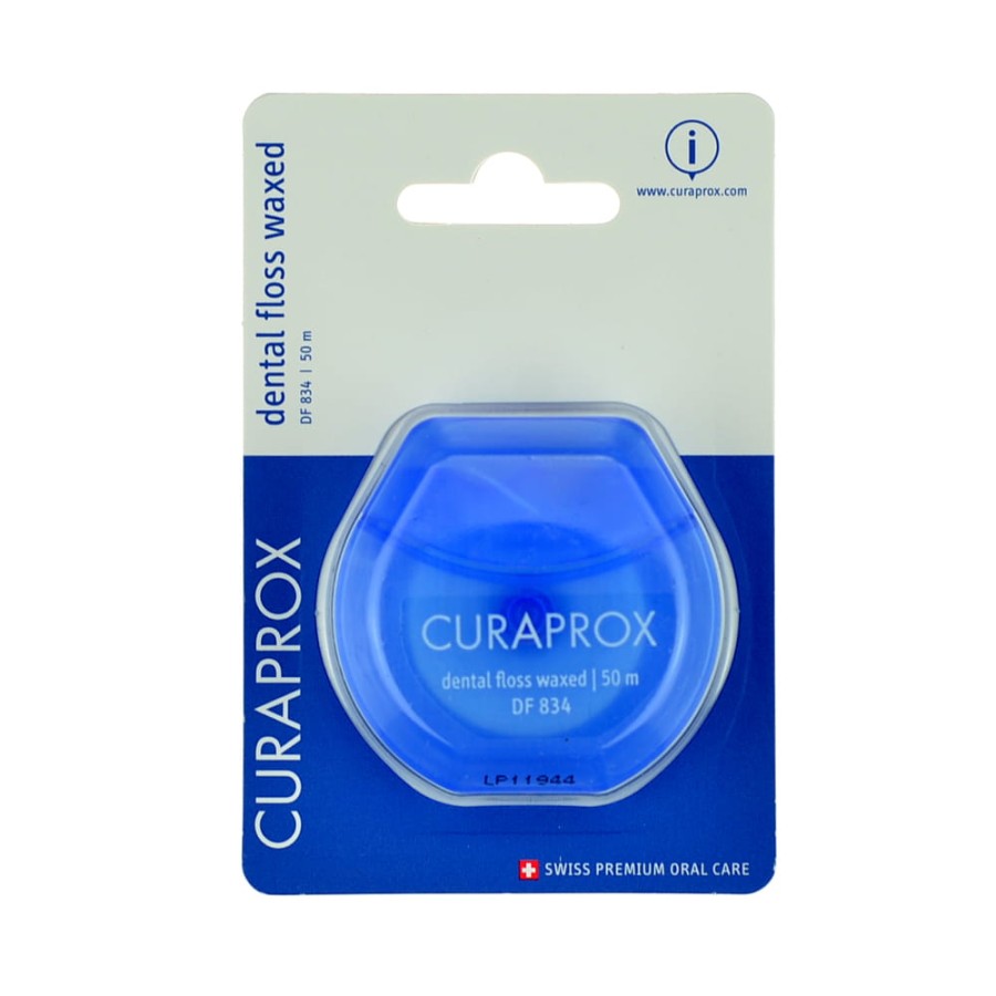Curaprox nić dentystyczna woskowana 50 metrów