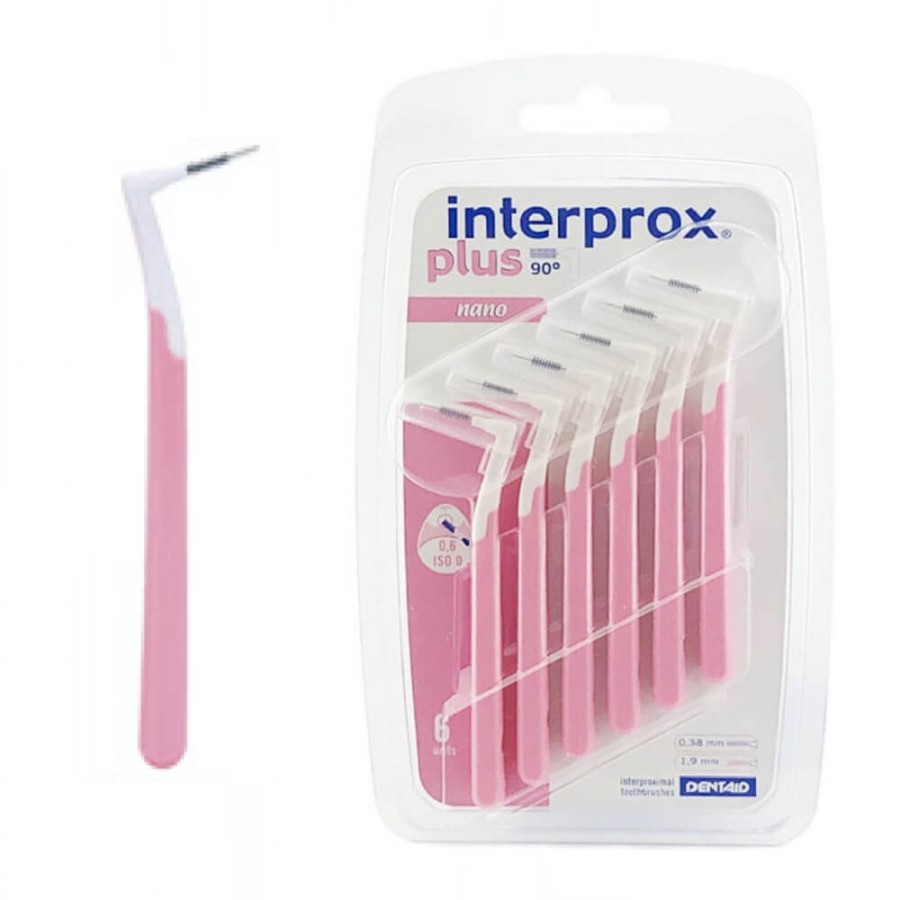 INTERPROX PLUS NANO 0,7mm - szczoteczki międzyzębowe 6 szt.