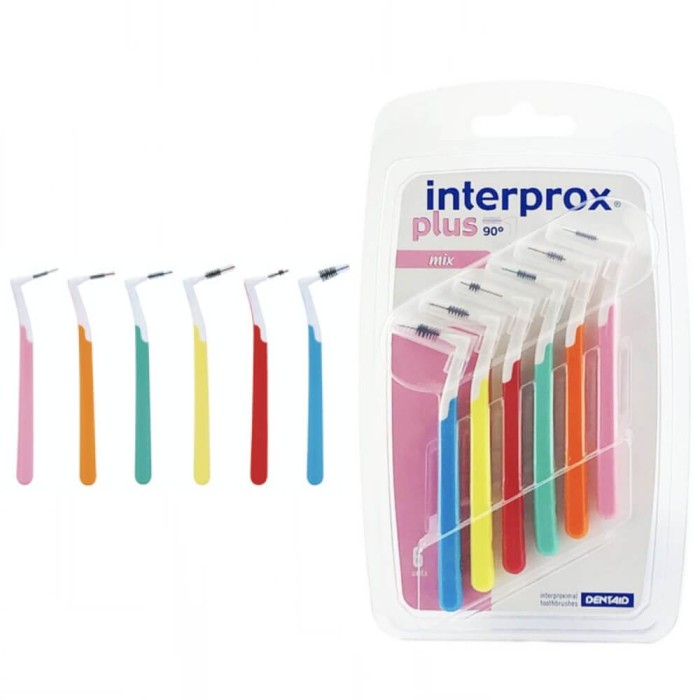 INTERPROX PLUS MIX - szczoteczki międzyzębowe 6 szt.