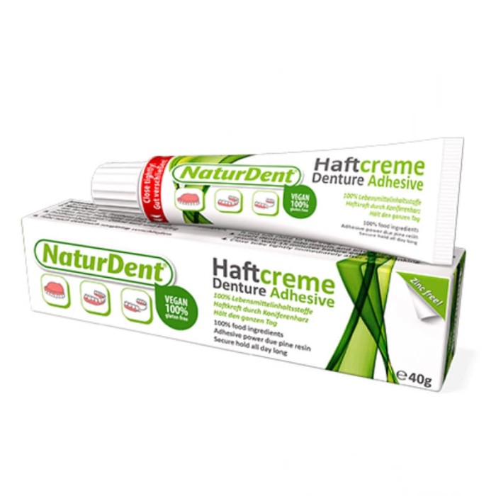 NATURDENT - naturalny klej do protez zębowych 40g