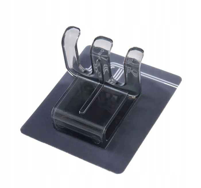 Uchwyt, wieszak na dwie szczoteczki do zębów na ścianę, kafelki