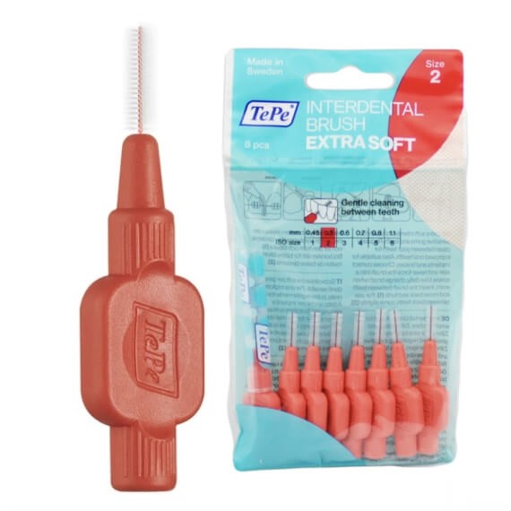 TePe Extra Soft szczoteczki międzyzębowe - czerwone 8 szt.