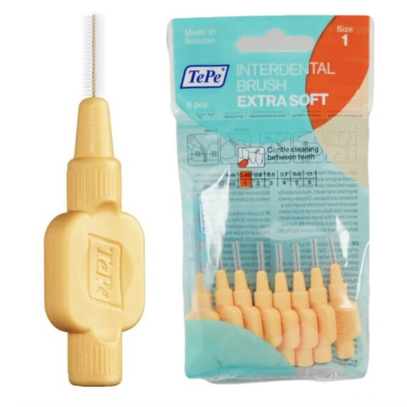 TePe Extra Soft szczoteczki międzyzębowe - pomarańczowe 8 szt.