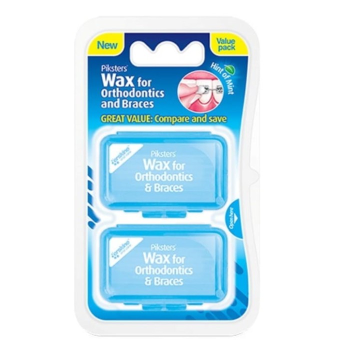 PIKSTERS ORTHODONTIC - wosk ortodontyczny 2szt.