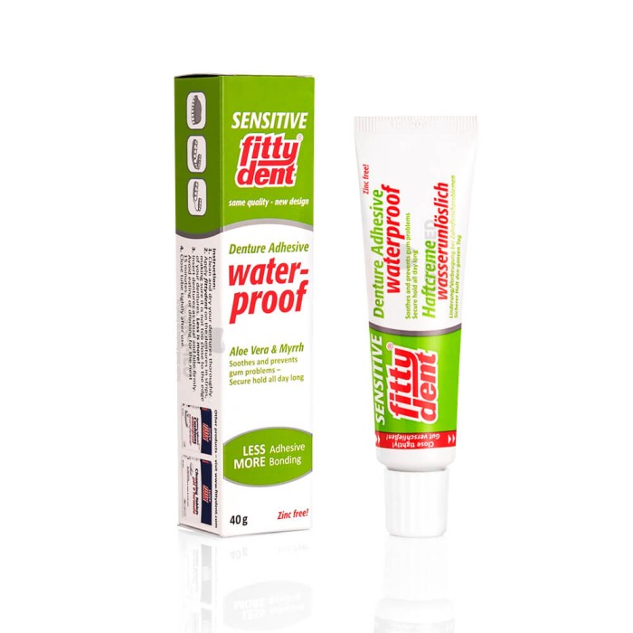 FITTYDENT SENSITIVE - klej do protez z aloesem 40ml