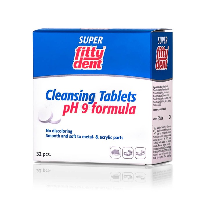 FITTYDENT - tabletki do czyszczenia protez 32 szt.