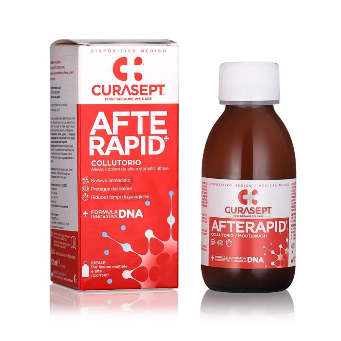 CURASEPT AFTE RAPID - płyn na afty do jamy ustnej 125ml