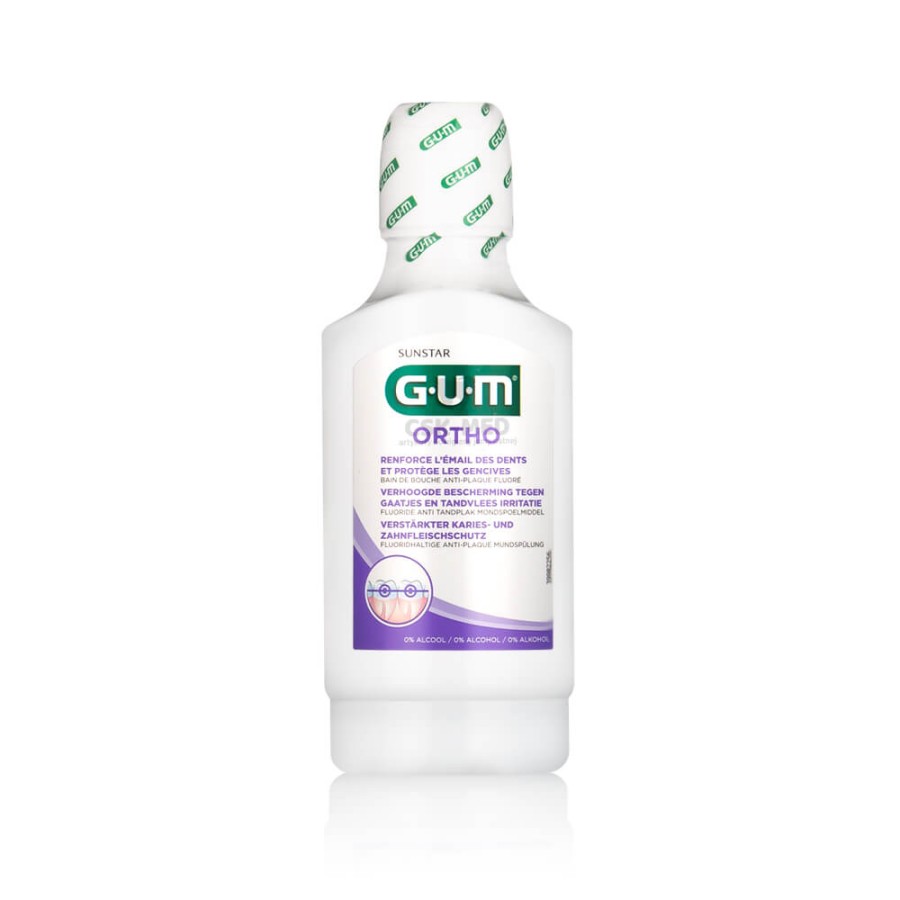 GUM ORTHO - płyn ortodontyczny do płukania ust 300ml