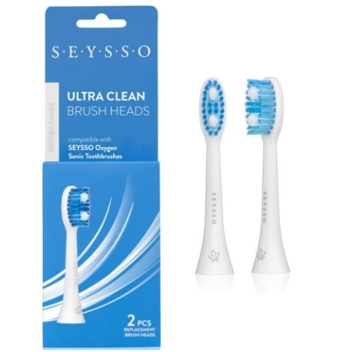 SEYSSO OXYGEN ULTRA CLEAN - końcówki wymienne do szczoteczki sonicznej SEYSSO 2 szt.