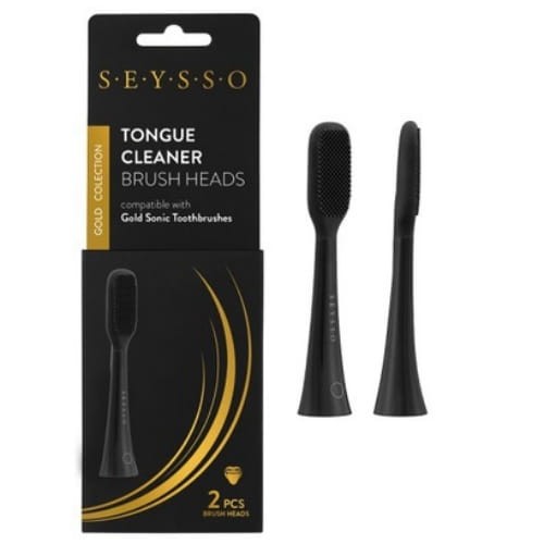 SEYSSO GOLD TONGUE CLEANER - końcówki wymienne do czyszczenia języka 2 szt.