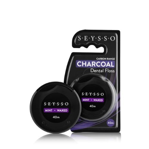 SEYSSO CARBON - nić dentystyczna z aktywnym węglem 40m