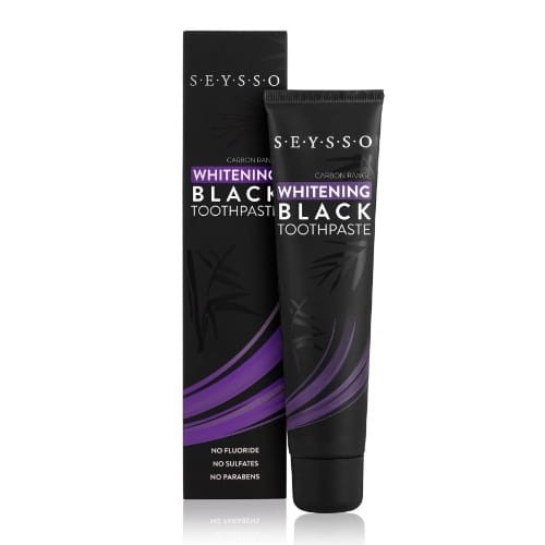 SEYSSO CARBON BLACK - wybielająca pasta do zębów  z węglem aktywnym 75 ml