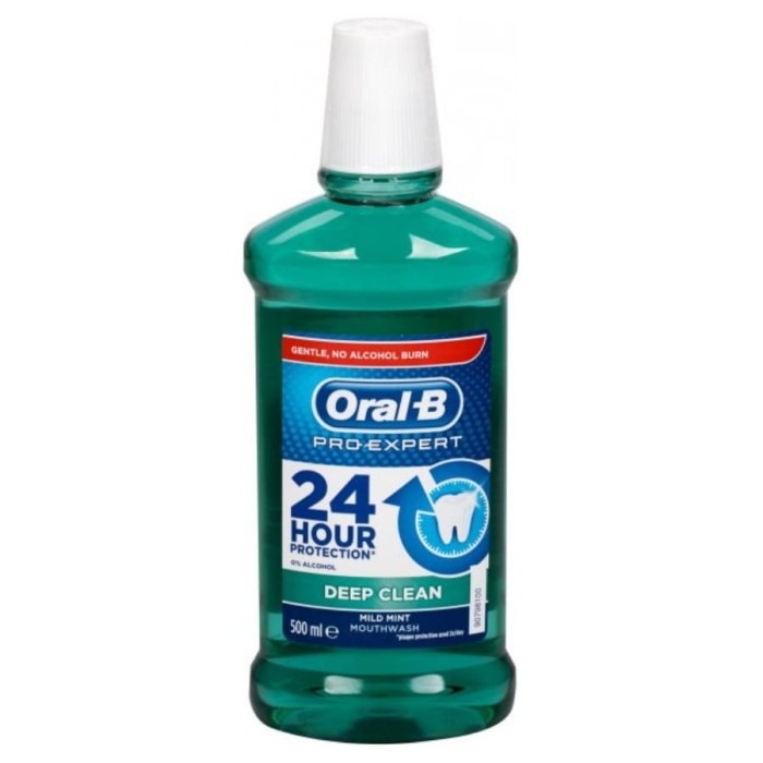 ORAL-B PRO-EXPERT DEEP CLEAN MILD MINT - płyn do płukania jamy ustnej o łagodnym smaku mięty 500ml