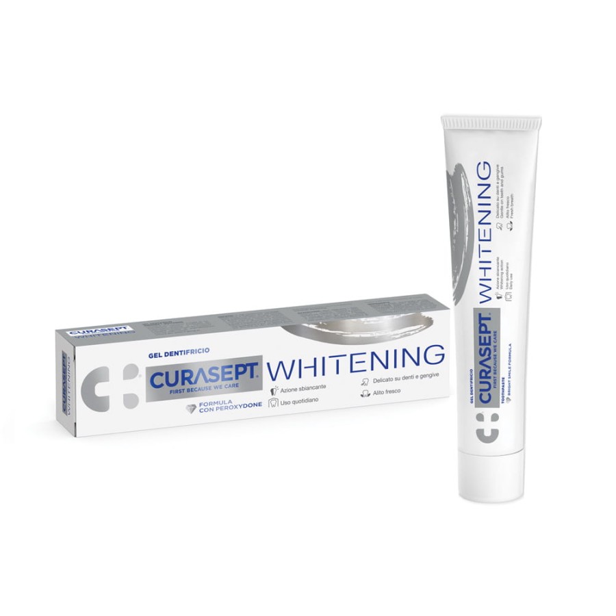 CURASEPT WHITENING - wybielająca pasta do zębów z nadtlenkiem i PVP 75ml