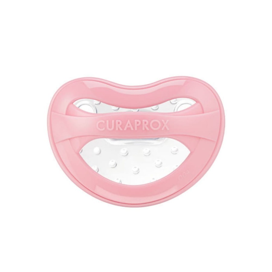 CURAPROX BABY ROZMIAR 0 - smoczek dla dzieci o wadze 3-7 kg różowy