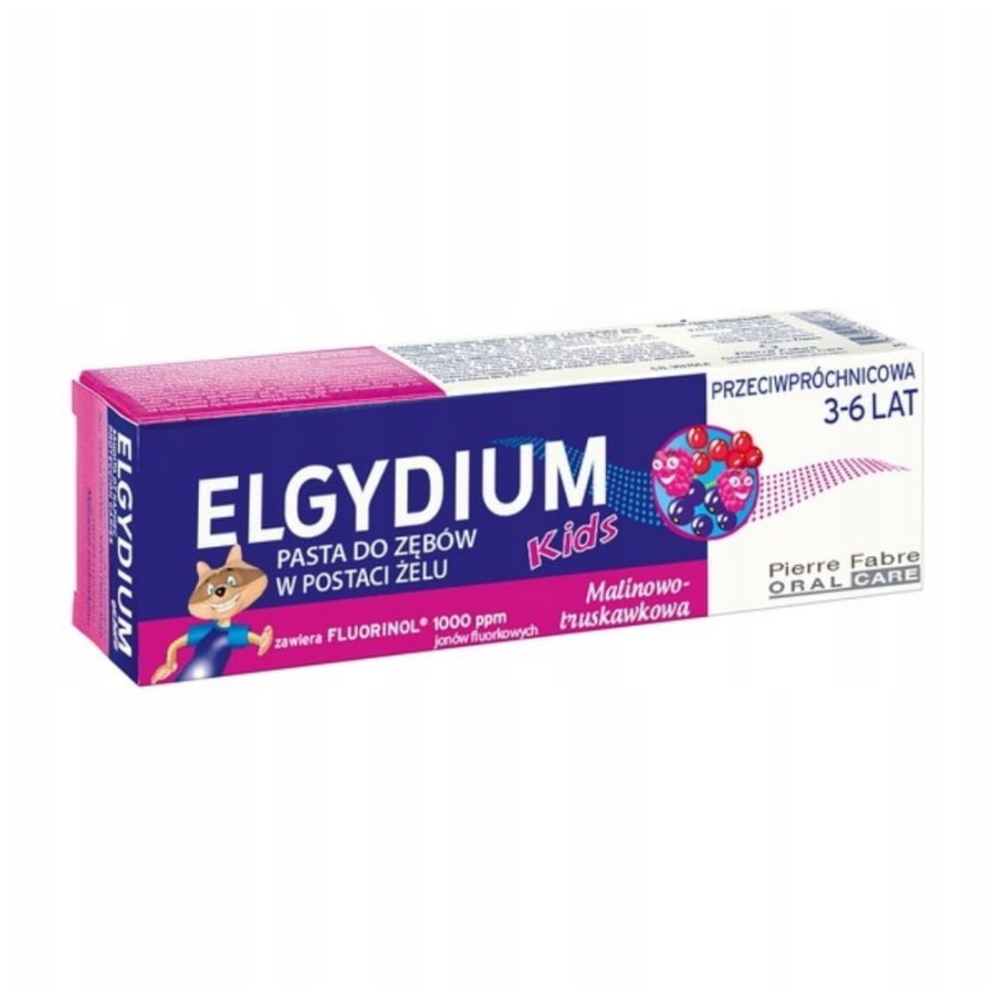 ELGYDIUM KIDS MALINA - pasta do zębów dla dzieci 50ml