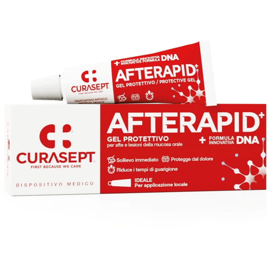 CURASEPT AFTE RAPID - żel ochronny na afty do jamy ustnej 10ml