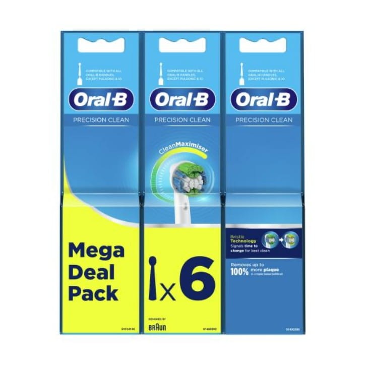 ORAL-B PRECISION CLEAN MAXIMISER EB20RB-6 - końcówki do szczoteczki elektrycznej 6 szt.