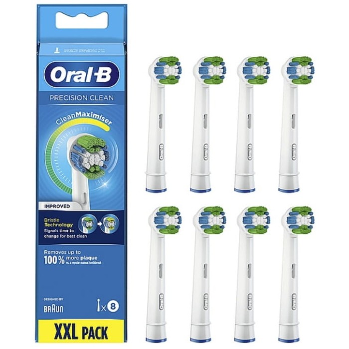 ORAL-B PRECISION CLEAN MAXIMISER EB20RB-8 - końcówki do szczoteczki elektrycznej 8 szt.