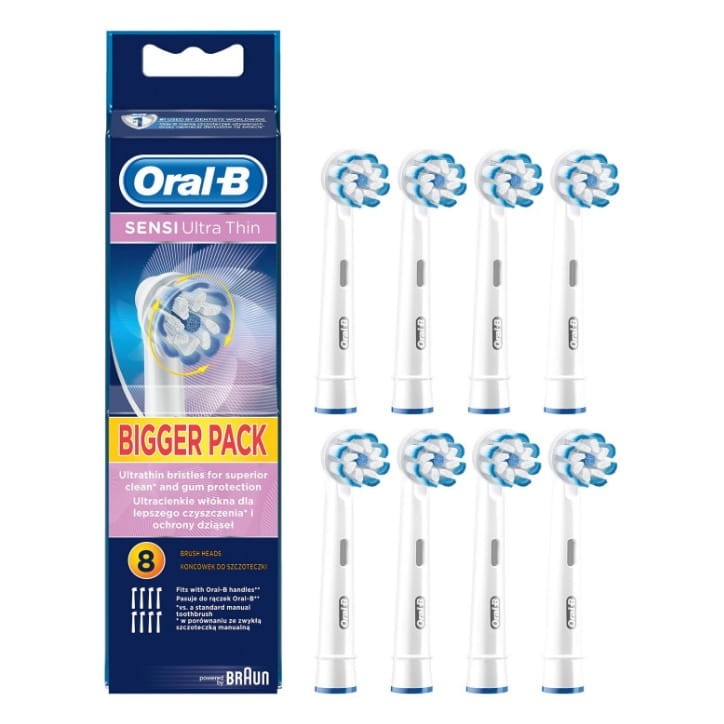 ORAL-B SENSI ULTRATHIN - końcówki do szczoteczki elektrycznej 8 szt.