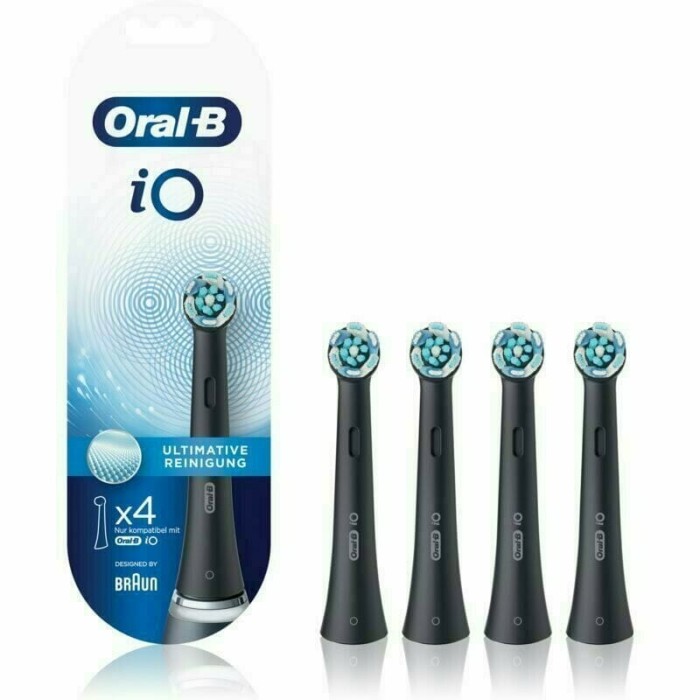 ORAL-B iO ULTIMATE CLEAN - końcówki do szczoteczki elektrycznej czarne 4 szt.