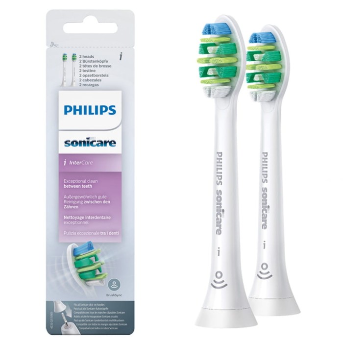 PHILIPS SONICARE I INTERCARE HX9002/10 -  końcówki do szczoteczki sonicznej 2 szt.