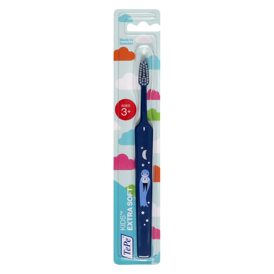 TEPE KIDS EXTRA SOFT - bardzo miękka szczoteczka do zębów dla dzieci 3+ lat